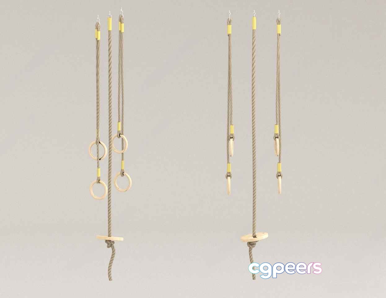 Rings And Ropes 3D Model - 18724 - VRAY Render Rings And Ropes 3D Model - 18724 - VRAY Render