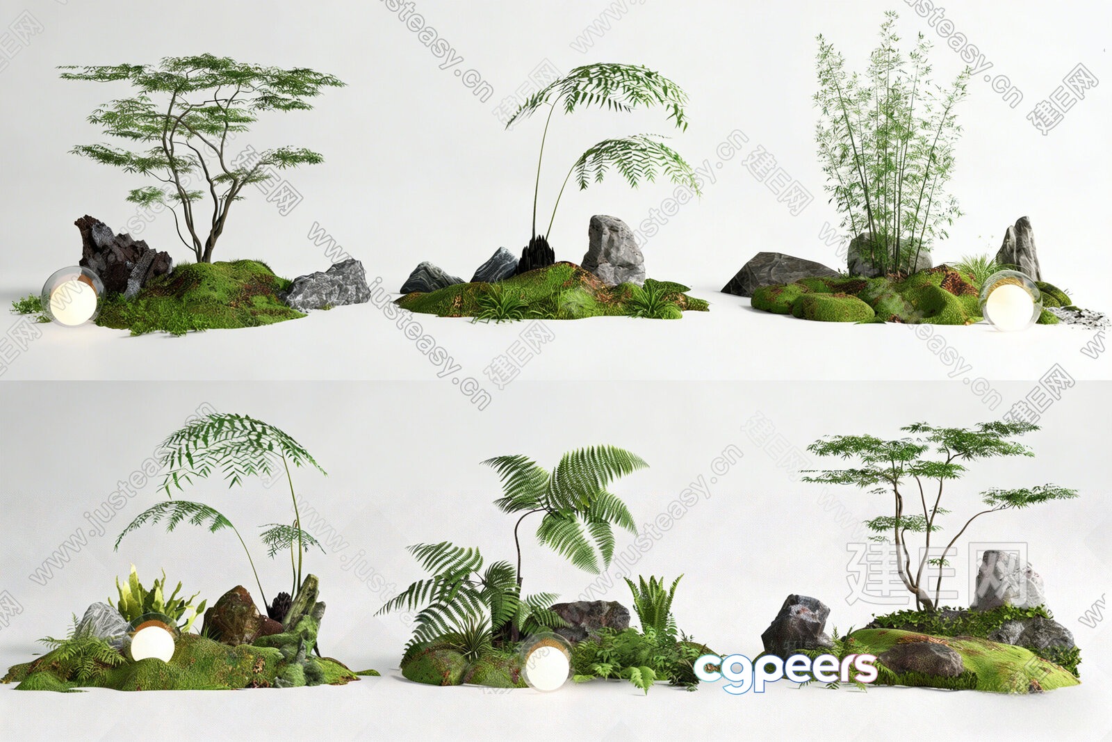 Japanese-Inspired Garden Scene 3D Model - 2240 - VRAY Render Japanese-Inspired Garden Scene 3D Model - 2240 - VRAY Render