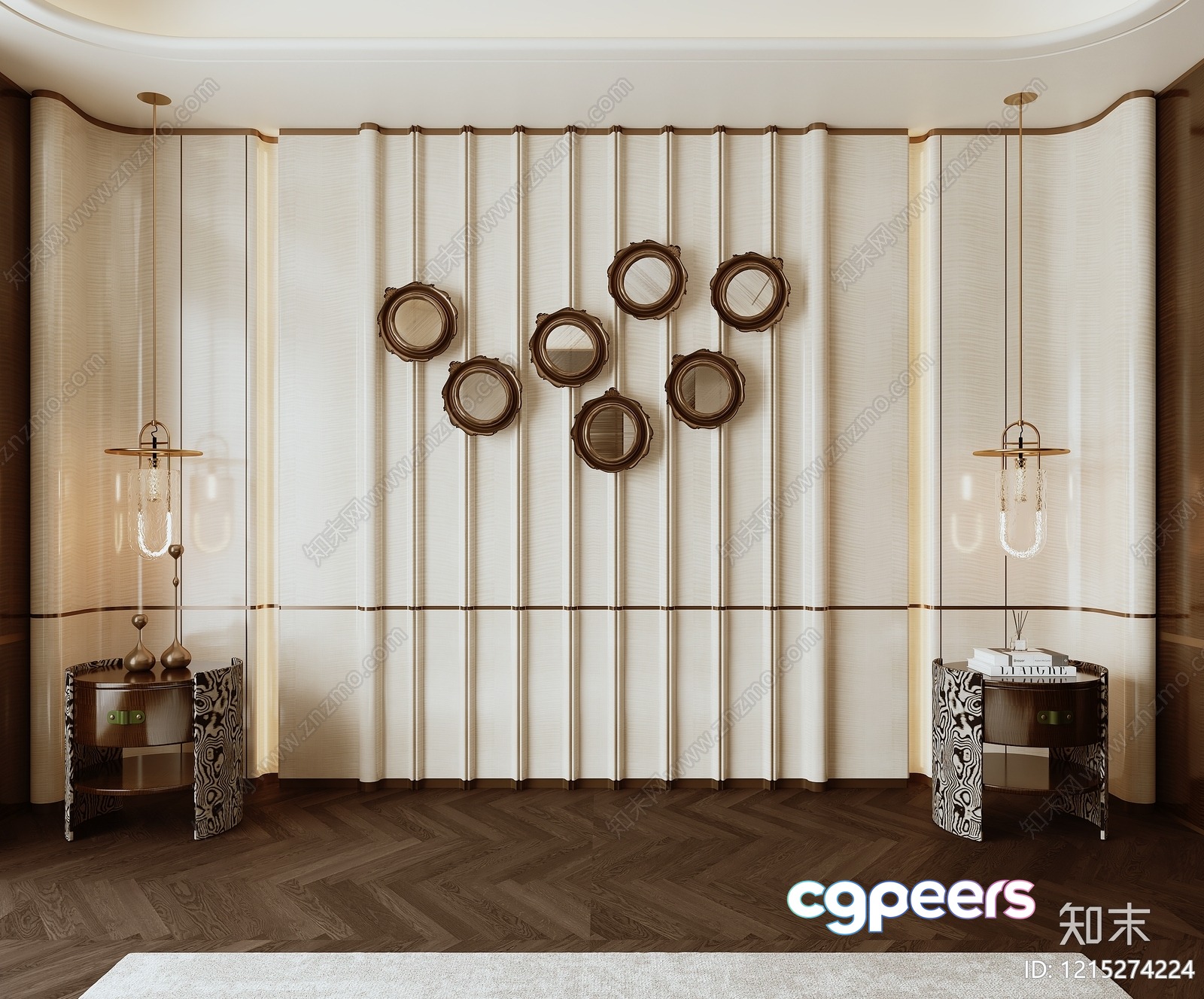Modern Luxury Room 3D Model - 11738 - VRAY Render Modern Luxury Room 3D Model - 11738 - VRAY Render