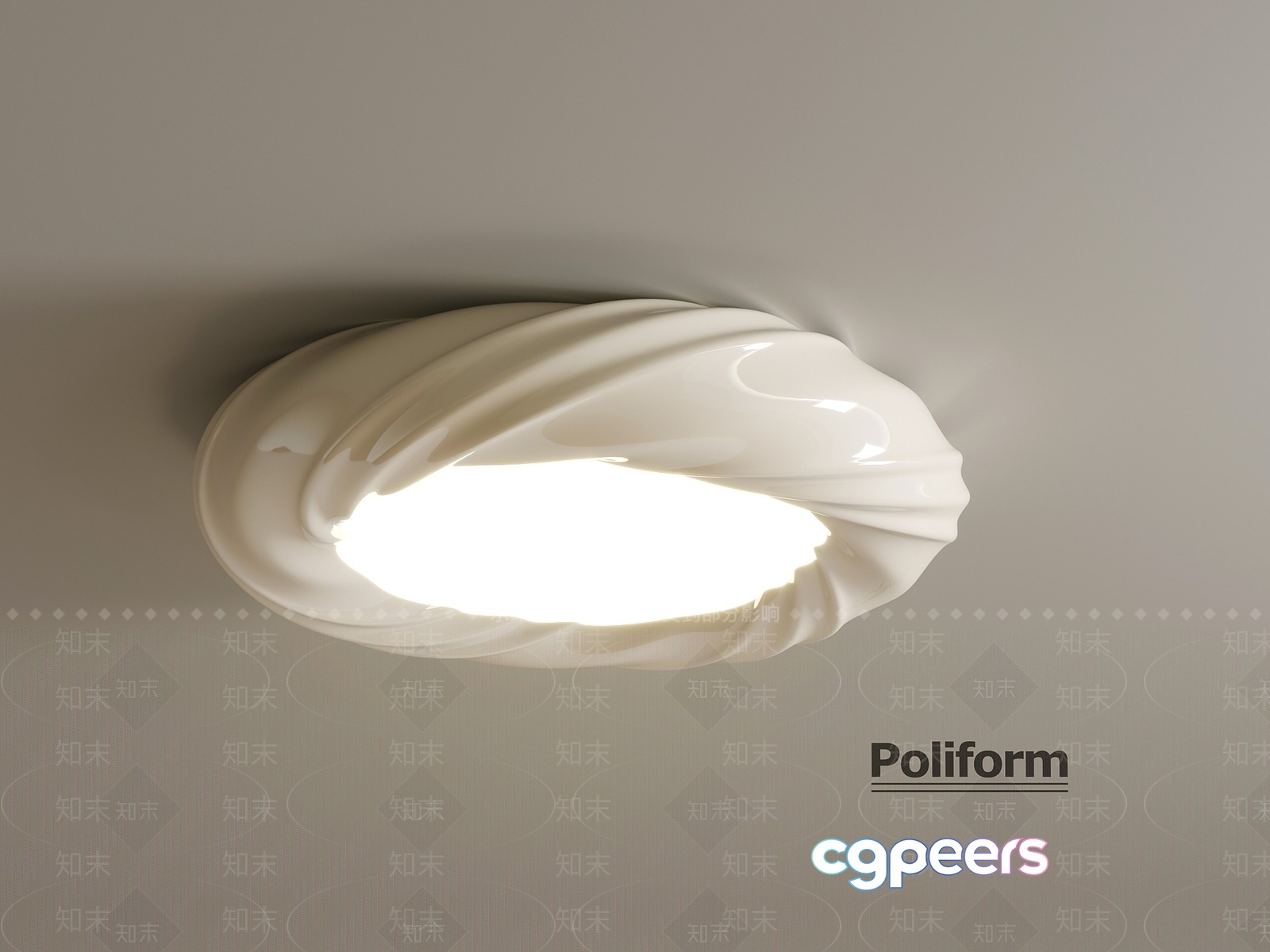 Modern Light Fixture 3D Model - 753 - VRAY Render