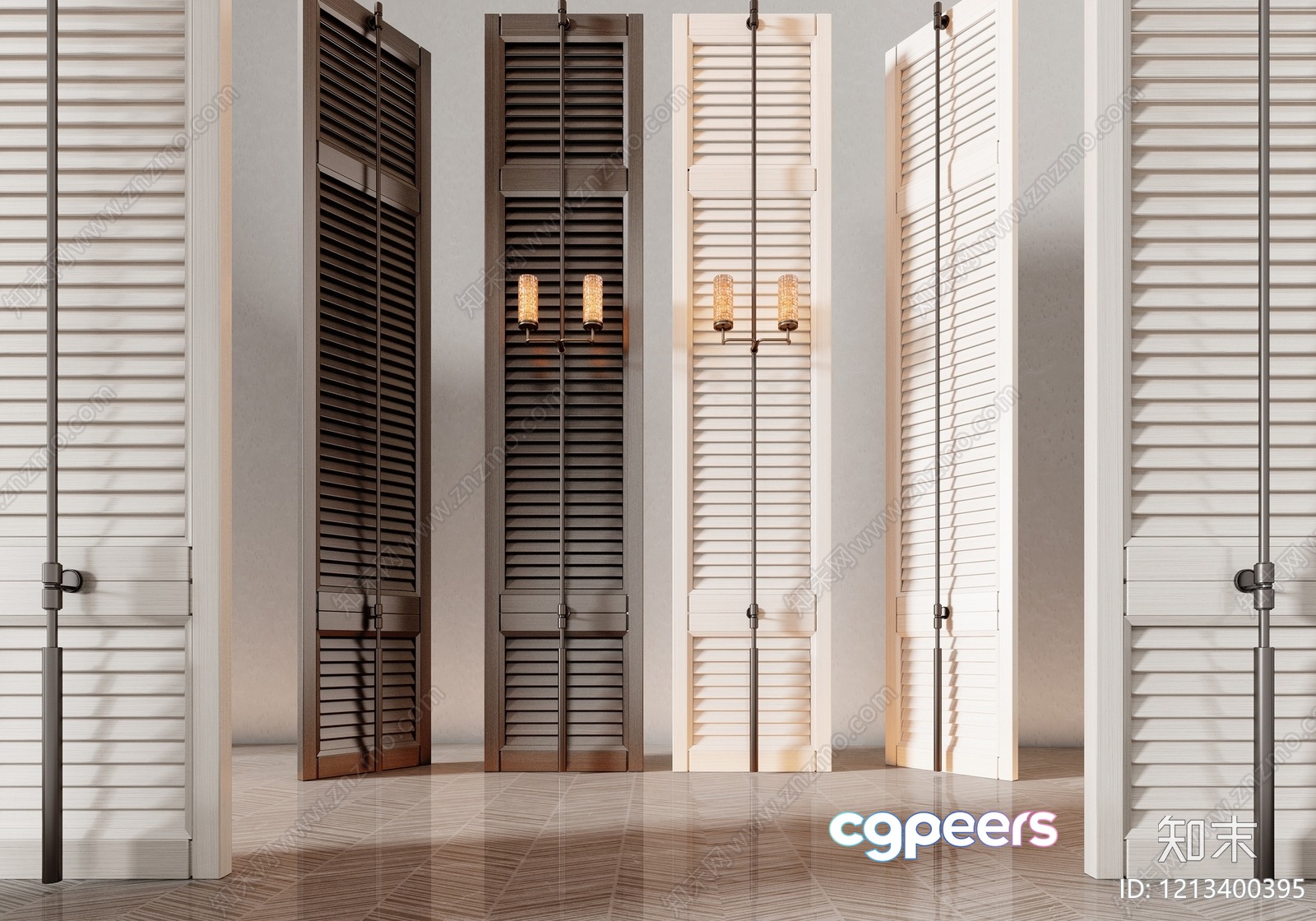 Classic Room Divider 3D Model - 3598 - VRAY Render