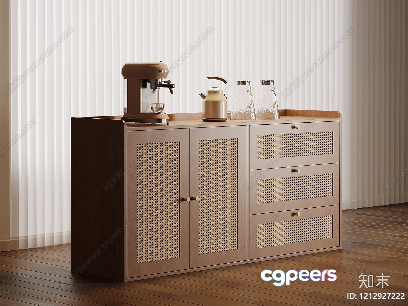 Modern Kitchen Furniture 3D Model - 19253 - VRAY Render Modern Kitchen Furniture 3D Model - 19253 - VRAY Render