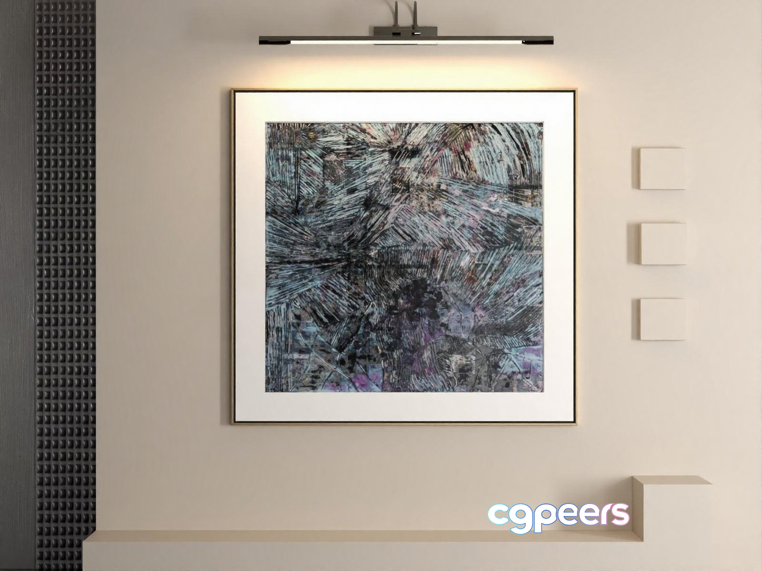 Modern Art Piece 3D Model - 15236 - VRAY Render