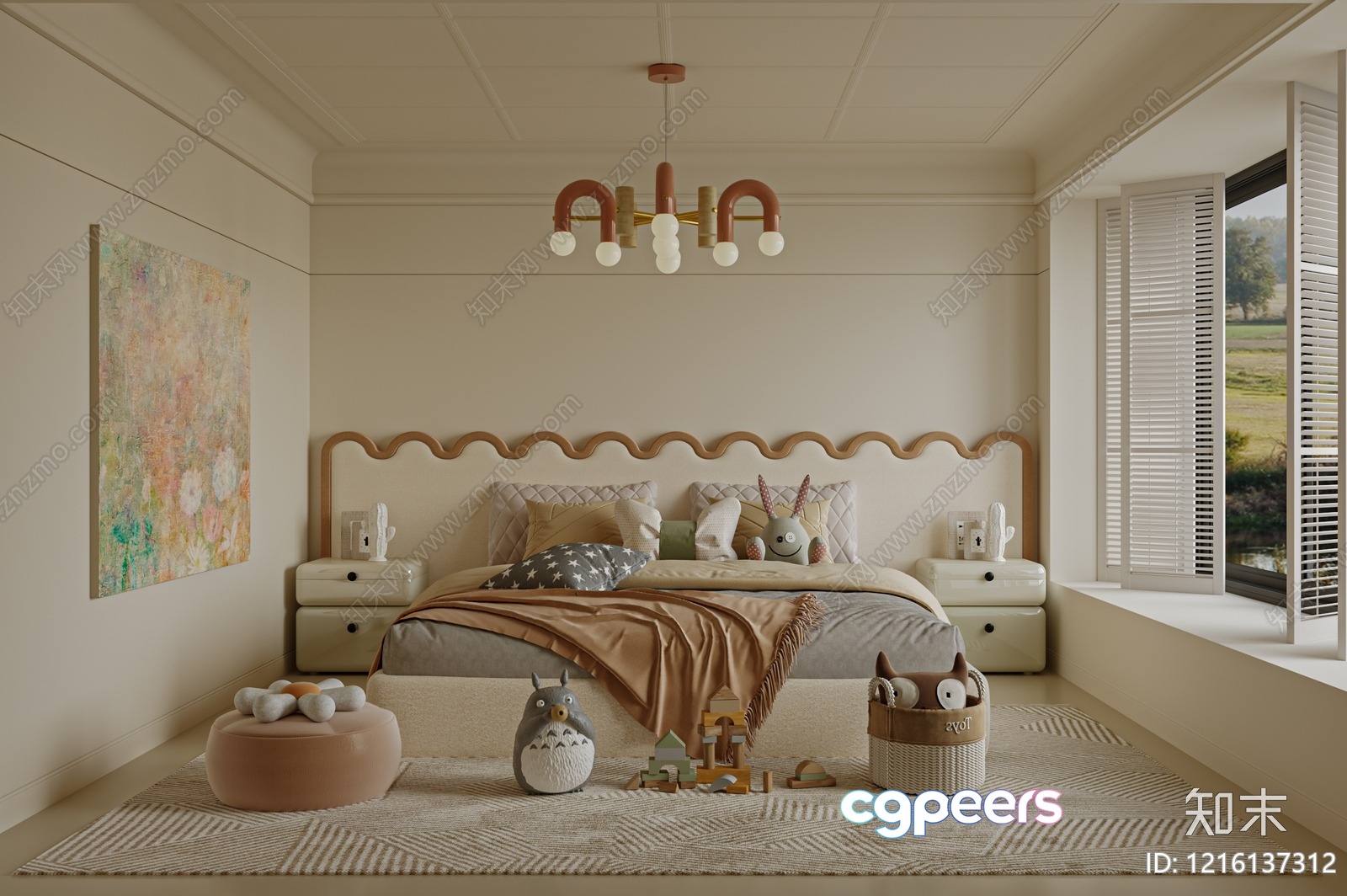 Modern Bedroom Design 3D Model - 13773 - VRAY Render Modern Bedroom Design 3D Model - 13773 - VRAY Render