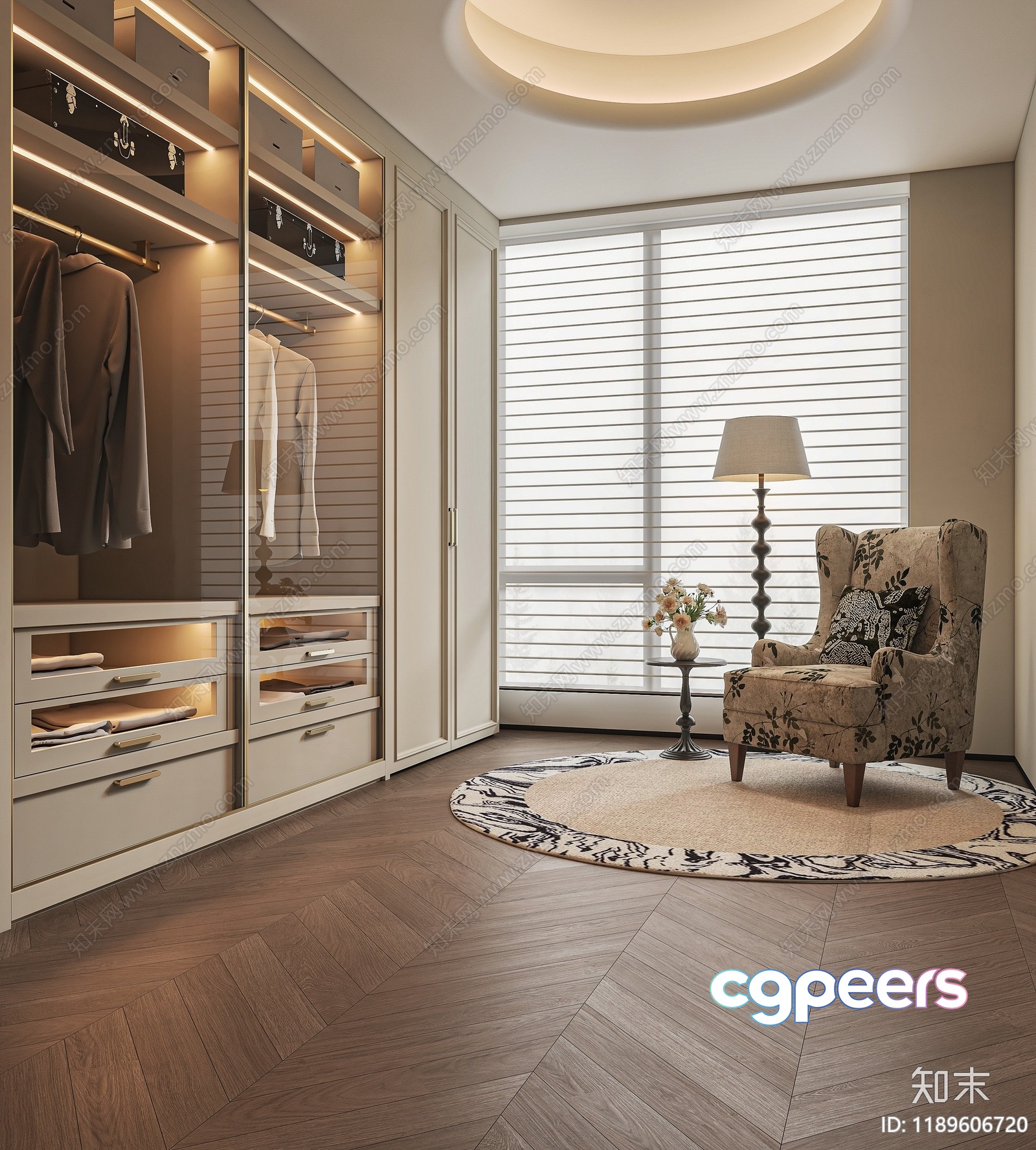 Modern Well-Lit Room 3D Model - 1487 - VRAY Render Modern Well-Lit Room 3D Model - 1487 - VRAY Render