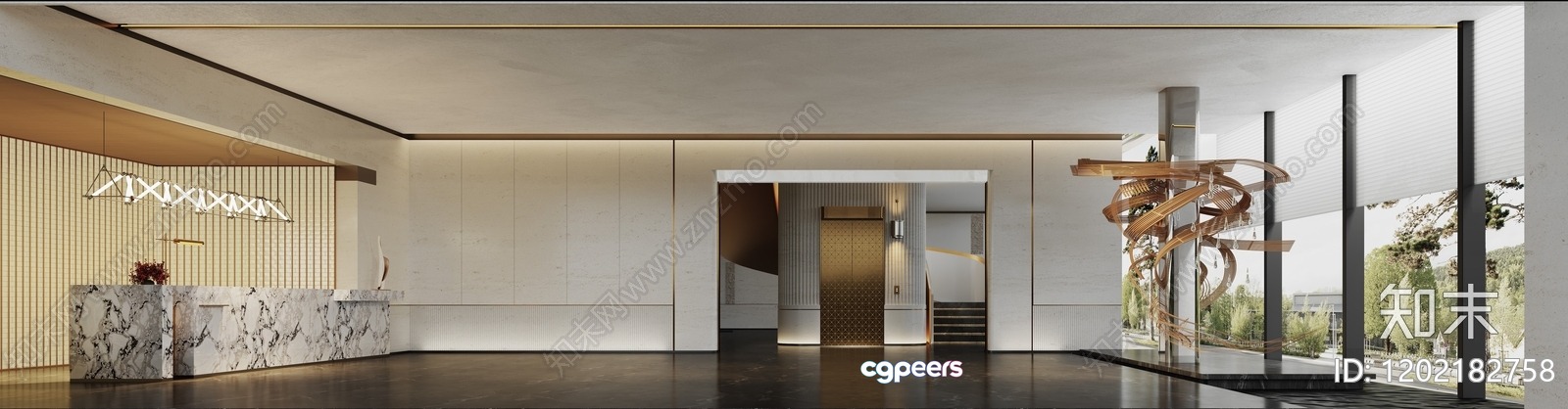 Modern Interior Design 3D Model - 9858 - VRAY Render Modern Interior Design 3D Model - 9858 - VRAY Render