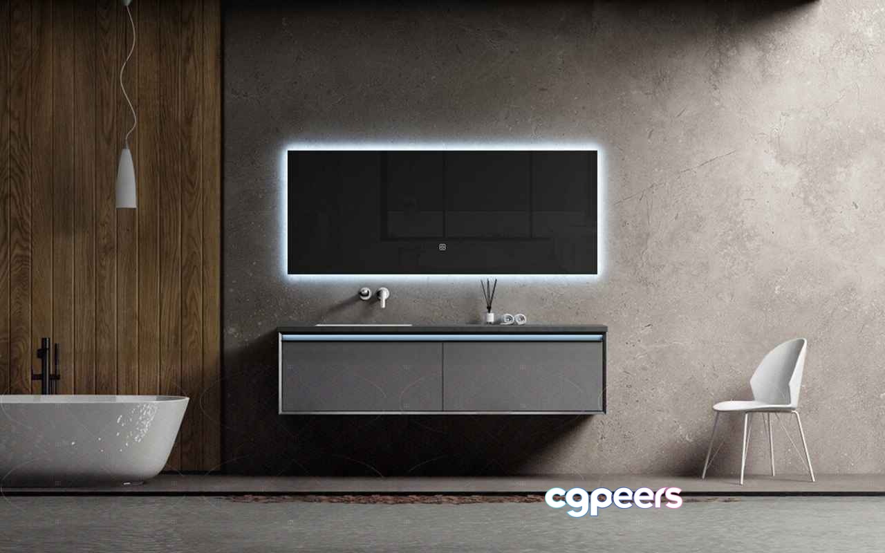 Modern Bathroom Sink 3D Model - 6362 - VRAY Render Modern Bathroom Sink 3D Model - 6362 - VRAY Render