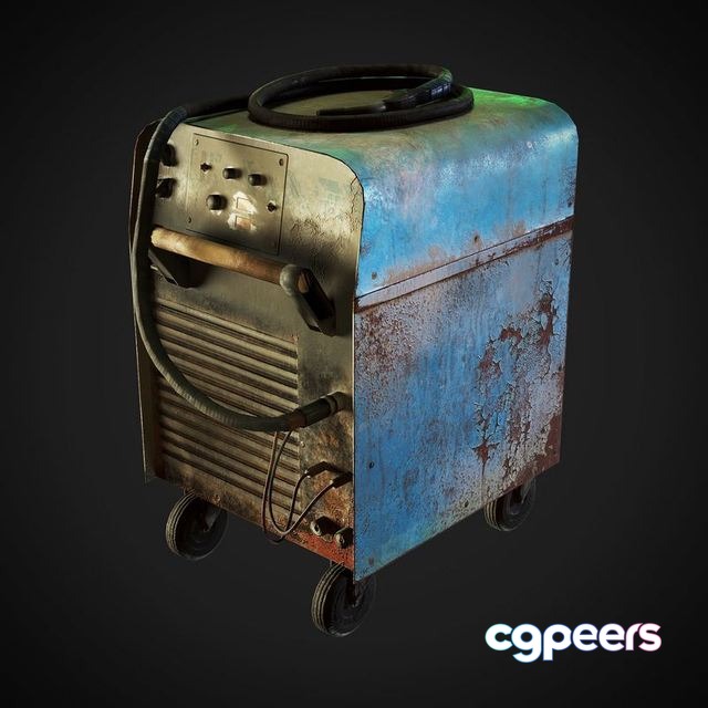 3D Game Assets - Old Rusted Welder 3D Game Assets - Old Rusted Welder