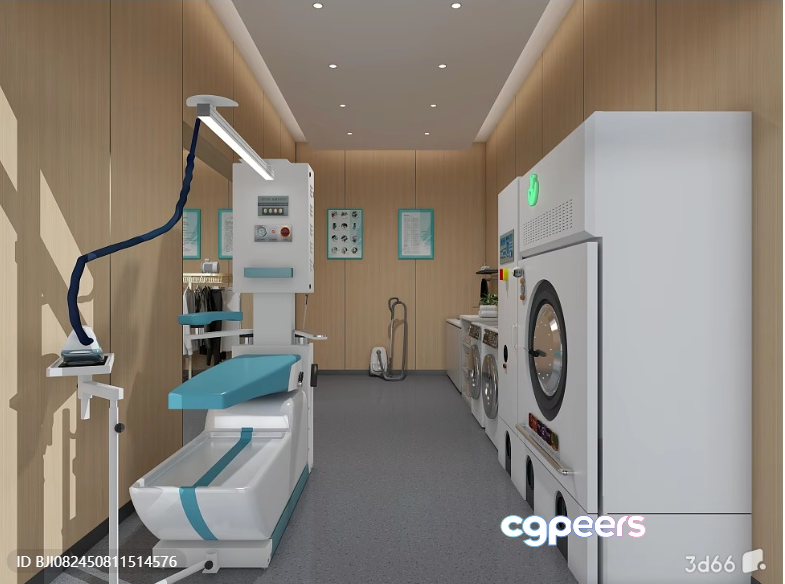 A Dental Office With A Laundry Room 3D Model - 8254 - VRAY Render A Dental Office With A Laundry Room 3D Model - 8254 - VRAY Render