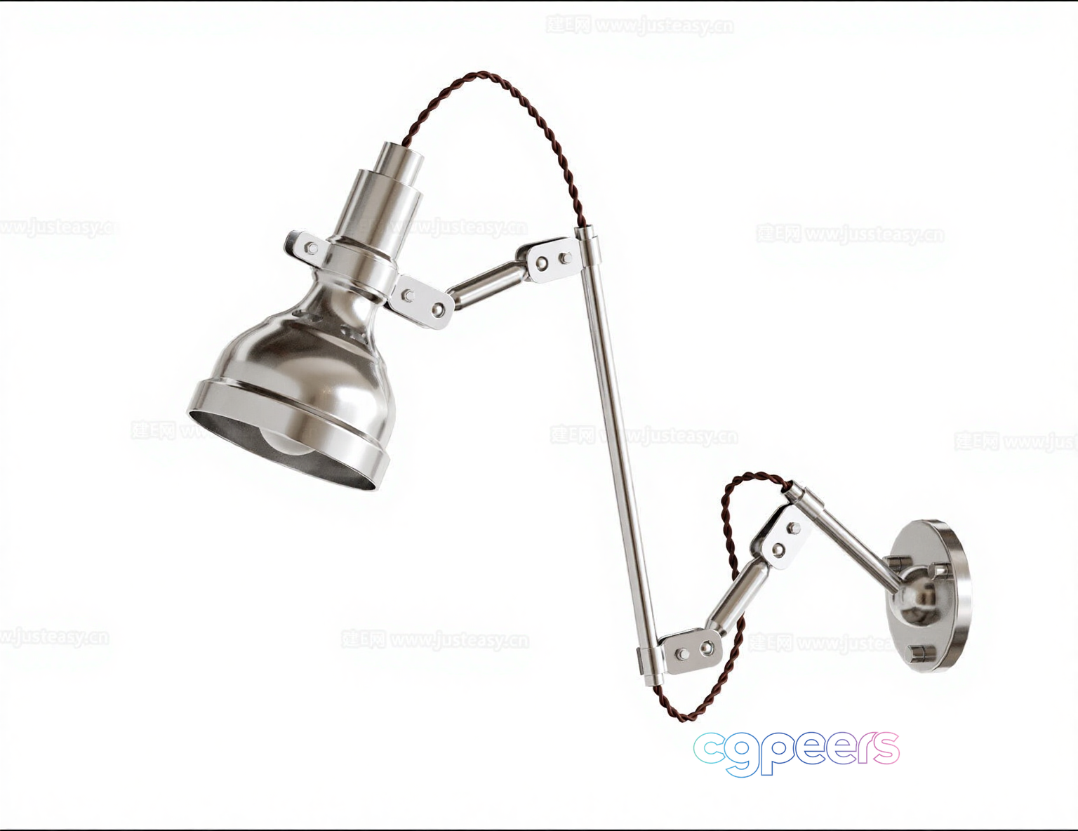 A Silver Light Fixture 3D Model - 2480 - CORONA Render A Silver Light Fixture 3D Model - 2480 - CORONA Render