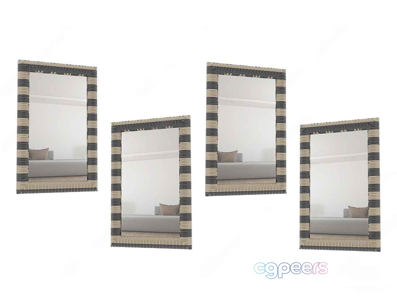 A Set Of Mirrors 3D Model - 9060 - VRAY Render A Set Of Mirrors 3D Model - 9060 - VRAY Render