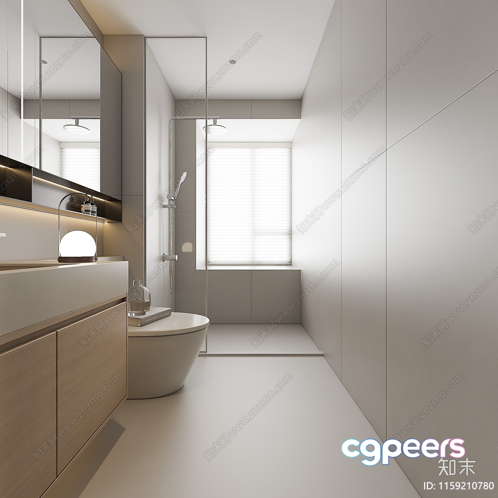 Modern Bathroom 3D Model - 1471 - VRAY Render Modern Bathroom 3D Model - 1471 - VRAY Render