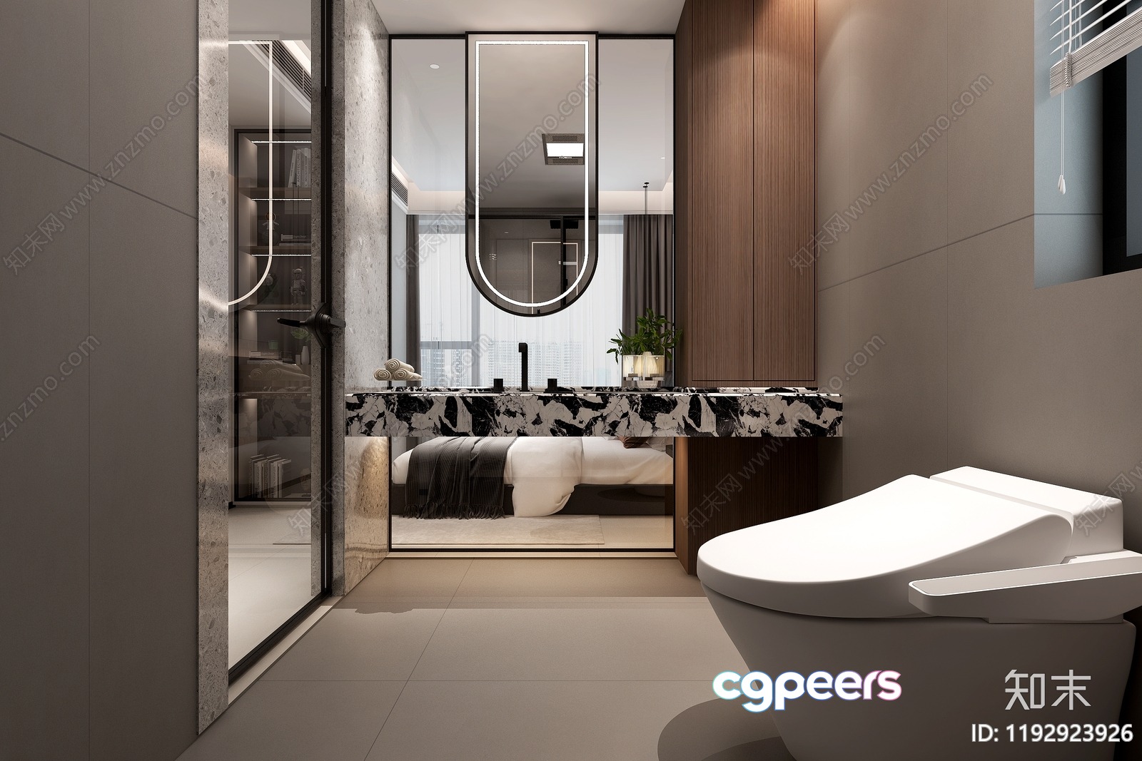 Modern Bathroom 3D Model - 14894 - VRAY Render Modern Bathroom 3D Model - 14894 - VRAY Render