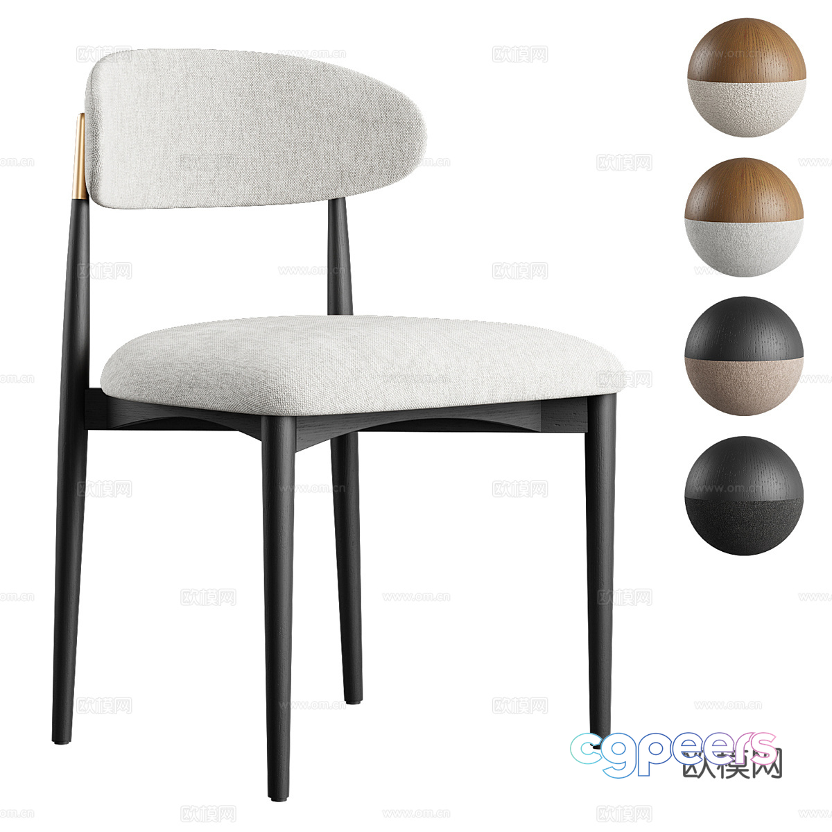 Wooden Dining Chair 3D Model - 1285 - VRAY Render Wooden Dining Chair 3D Model - 1285 - VRAY Render