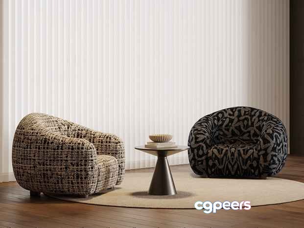 Modern Living Room 3D Model - 15688 - VRAY Render Modern Living Room 3D Model - 15688 - VRAY Render