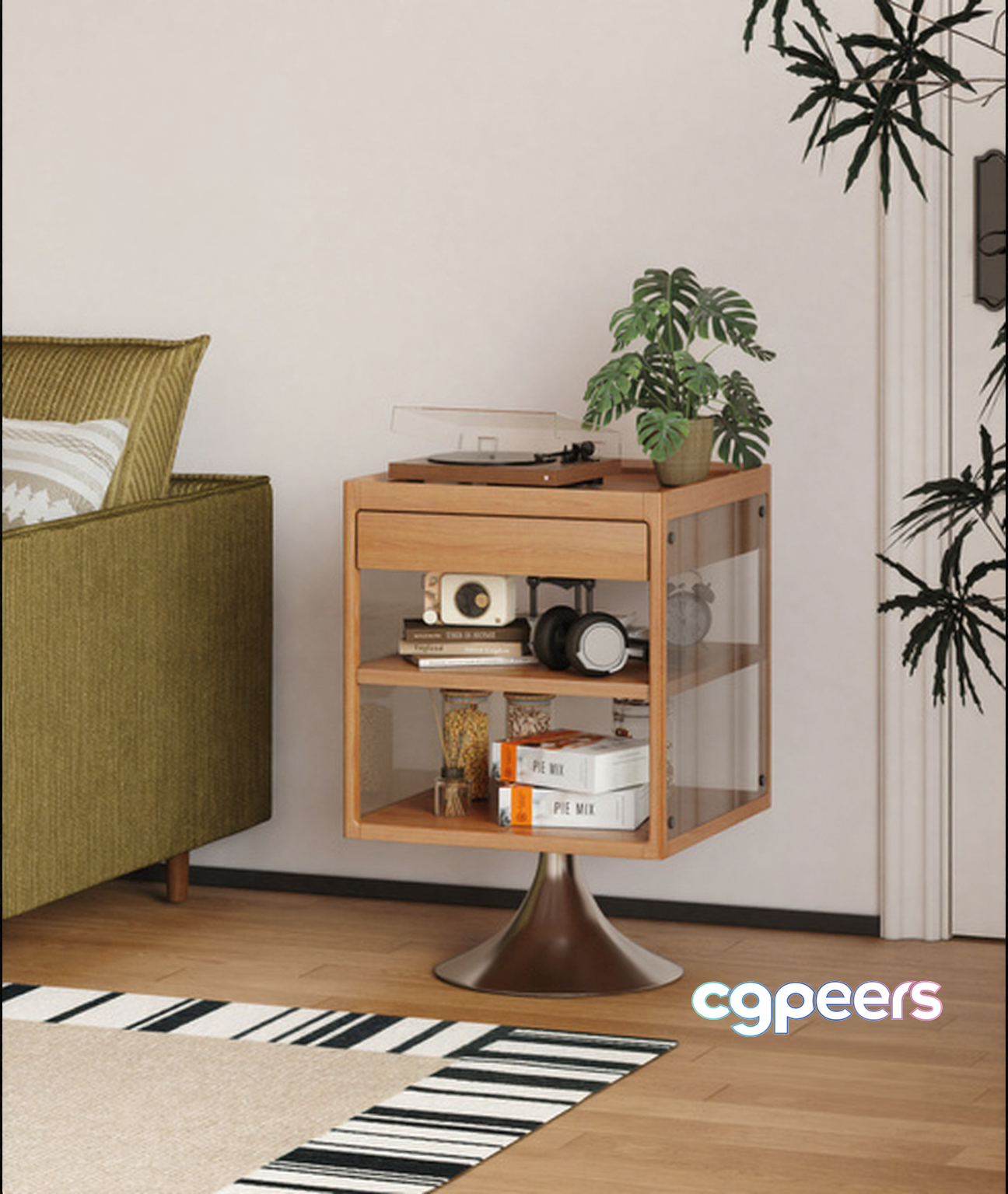 A Modern Side Table 3D Model - 13246 - VRAY Render