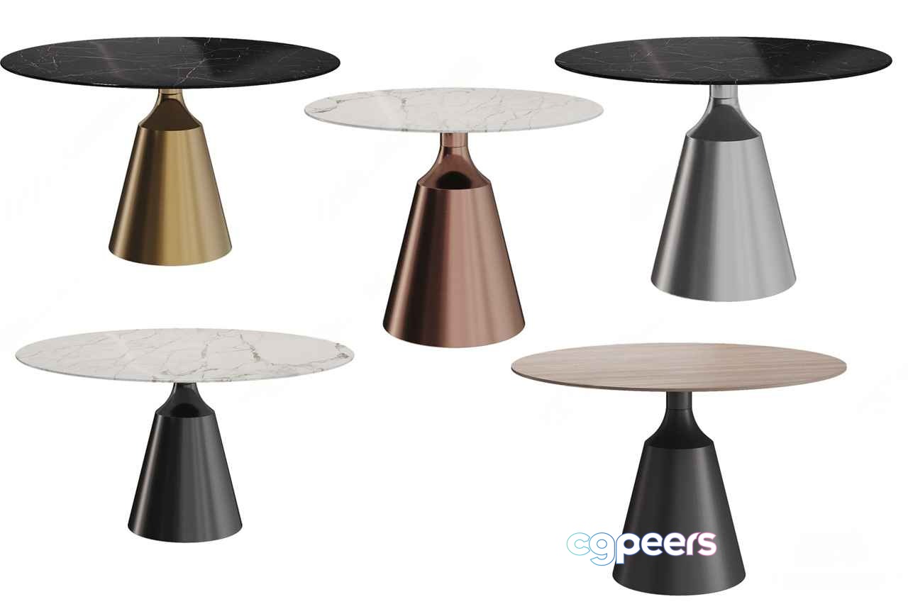 Small Modern Tables 3D Model - 15585 - CORONA Render