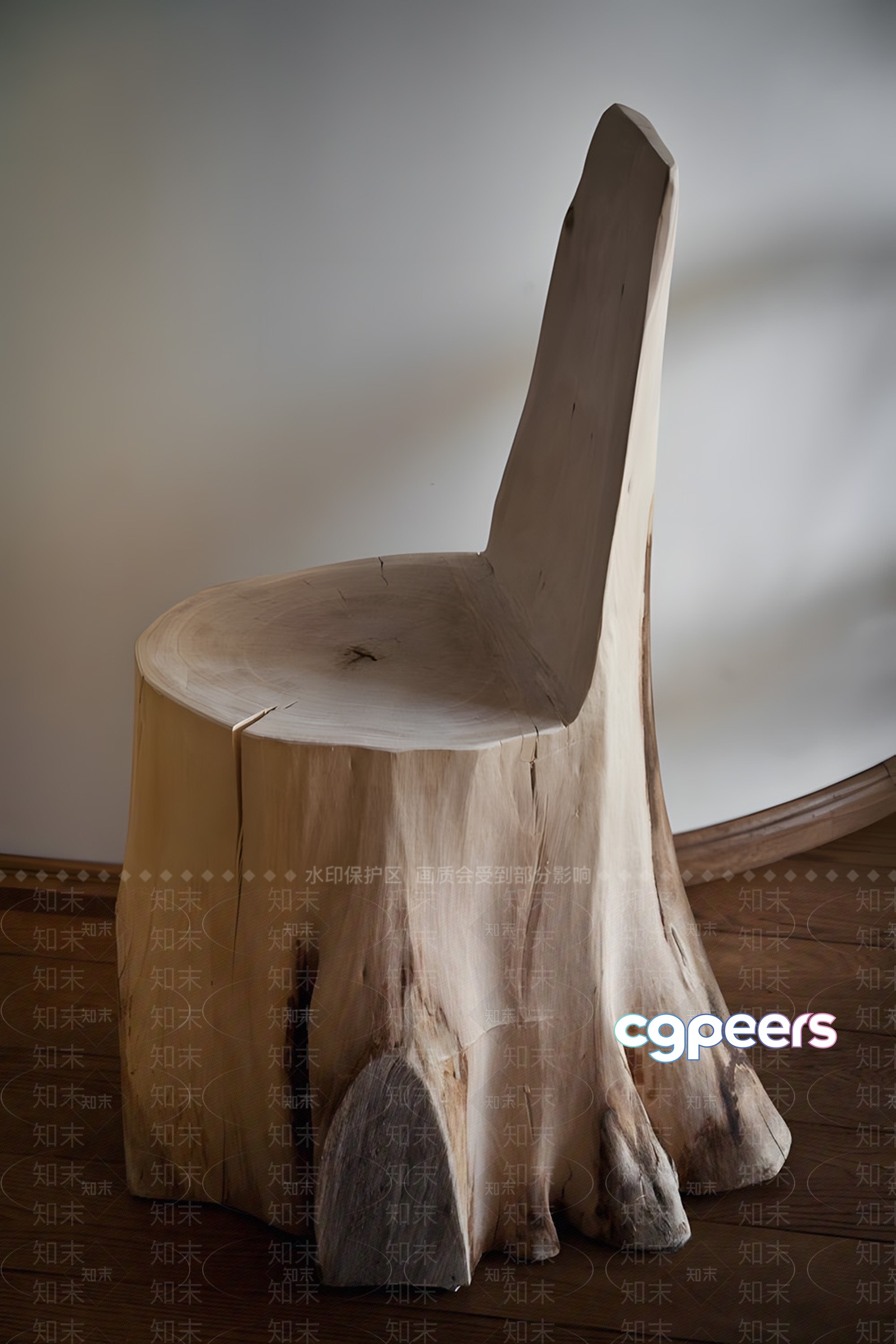 Wooden Chair 3D Model - 4967 - VRAY Render