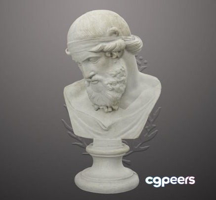 3D Game Assets - Busto De Dionsios V 174 3D Game Assets - Busto De Dionsios V 174