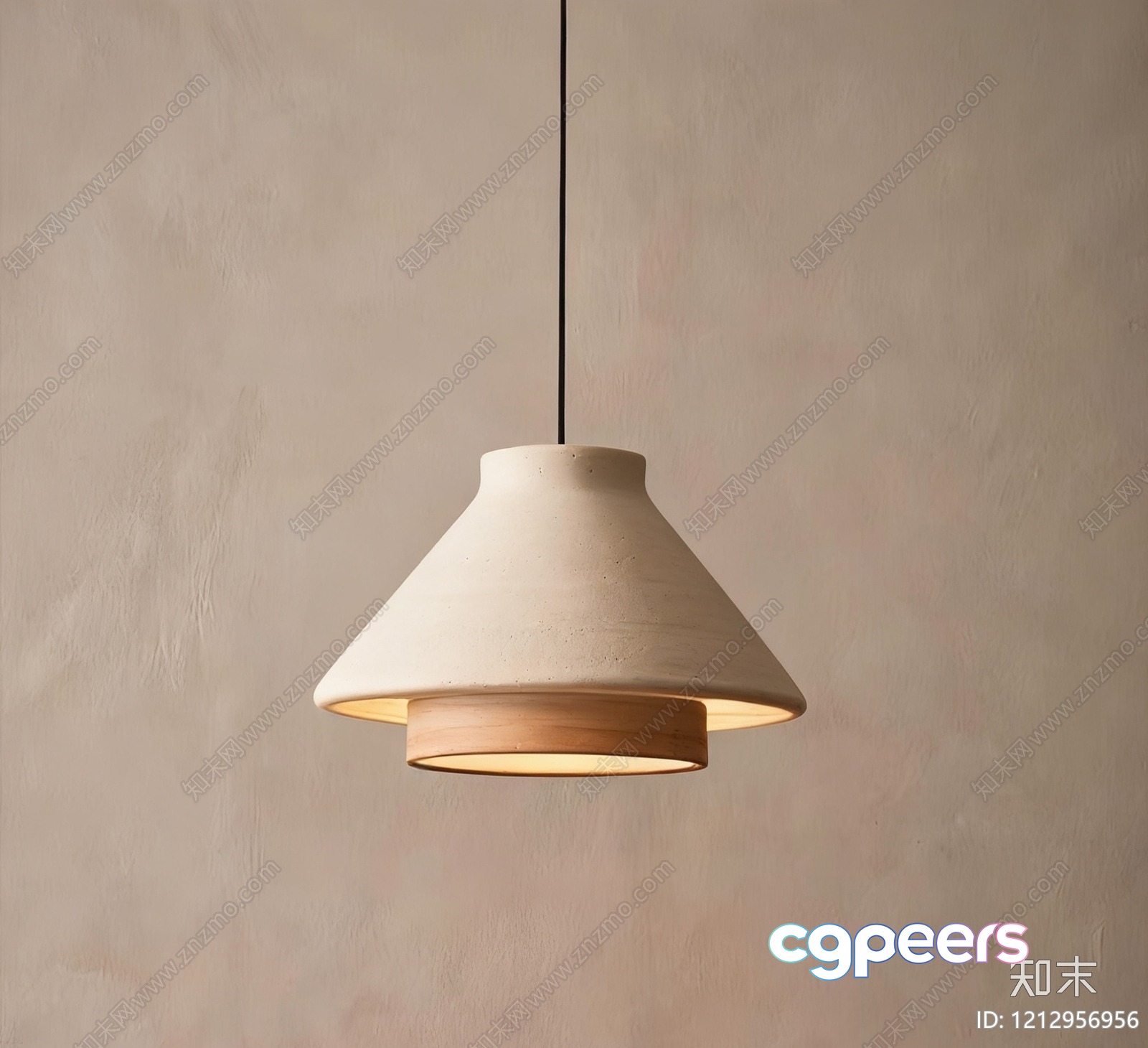 Modern Light Fixture 3D Model - 3143 - VRAY Render