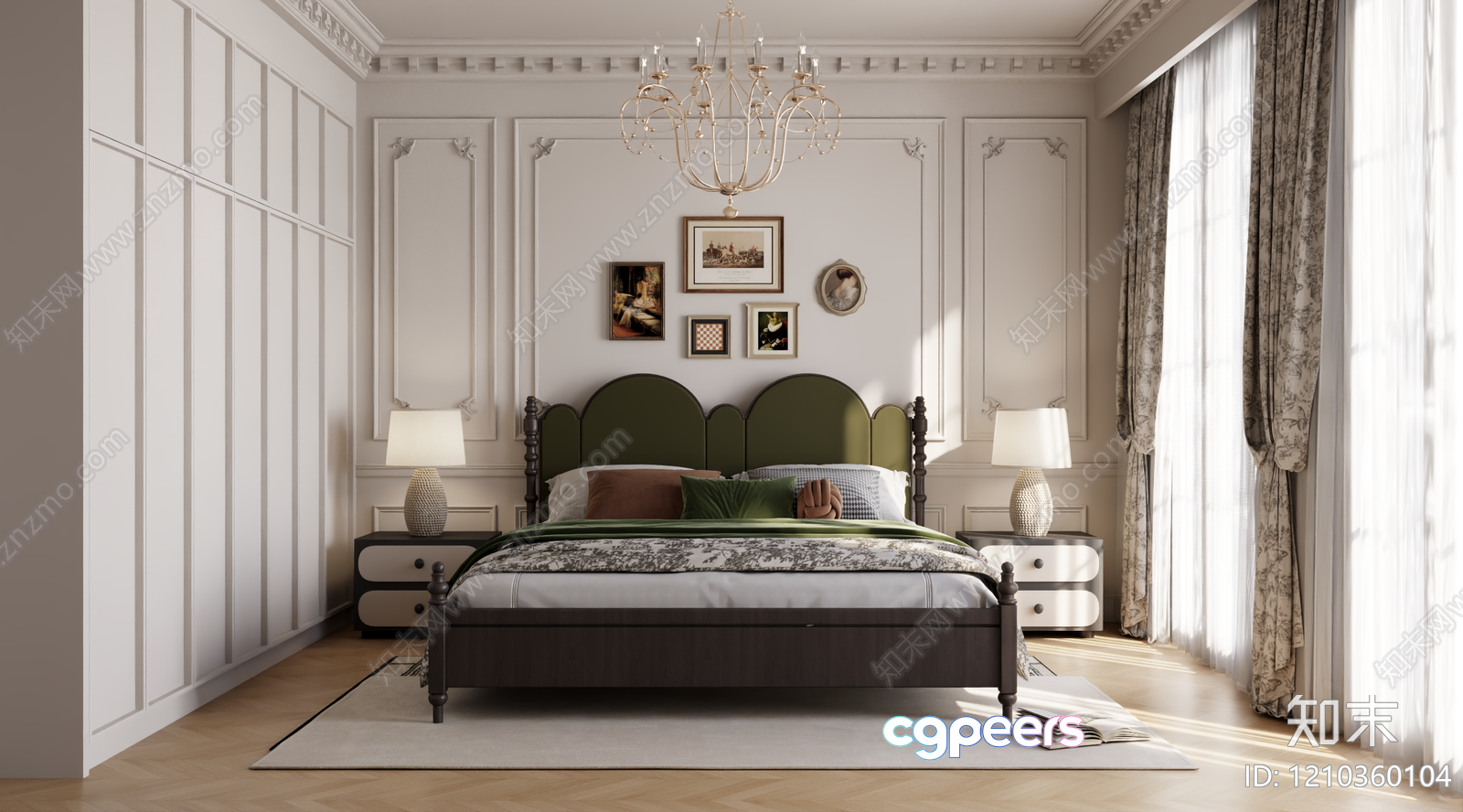 Cozy Bedroom 3D Model - 4709 - VRAY Render Cozy Bedroom 3D Model - 4709 - VRAY Render