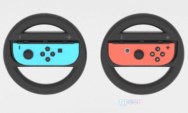 3D Game Assets - Nintendo Switch Joy-Con Wheel Accessory Pair Low-poly 3D Game Assets - Nintendo Switch Joy-Con Wheel Accessory Pair Low-poly