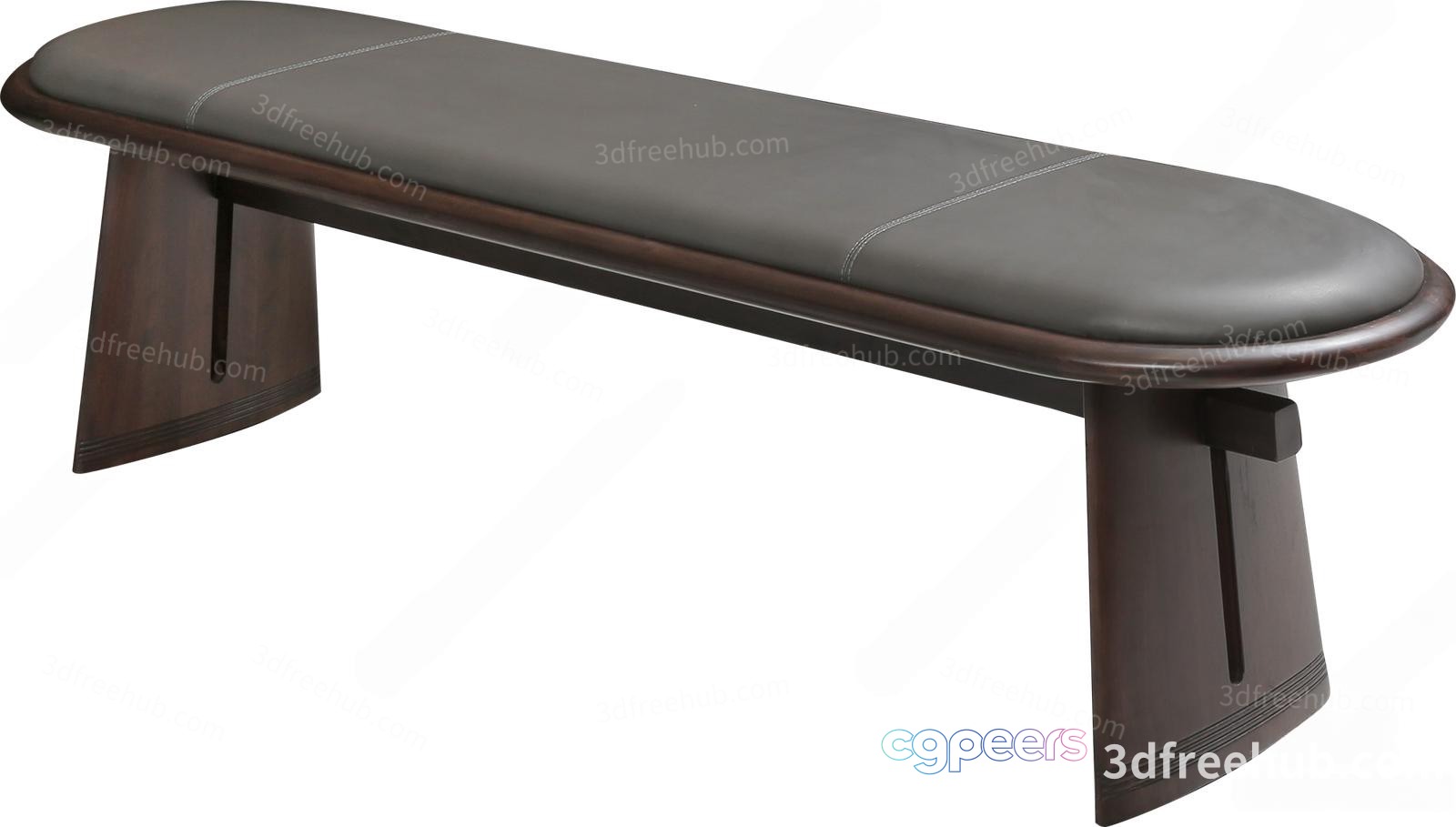 Modern Wooden Bench 3D Model - 20595 - VRAY Render Modern Wooden Bench 3D Model - 20595 - VRAY Render