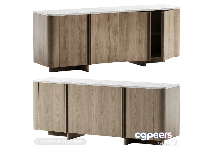 Modern Tv Stand 3D Model - 5432 - VRAY Render Modern Tv Stand 3D Model - 5432 - VRAY Render