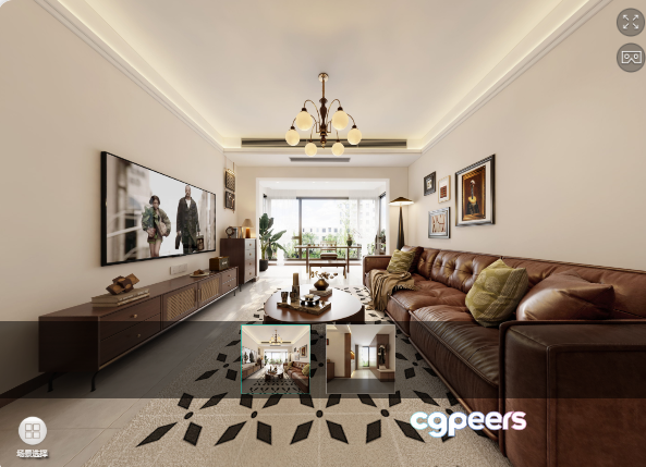 Modern Living Room 3D Model - 19524 - VRAY Render Modern Living Room 3D Model - 19524 - VRAY Render
