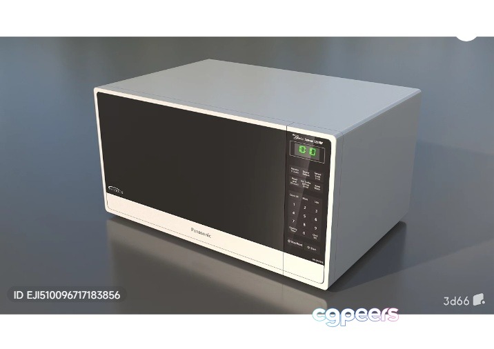 A Microwave Oven 3D Model - 6289 - VRAY Render A Microwave Oven 3D Model - 6289 - VRAY Render