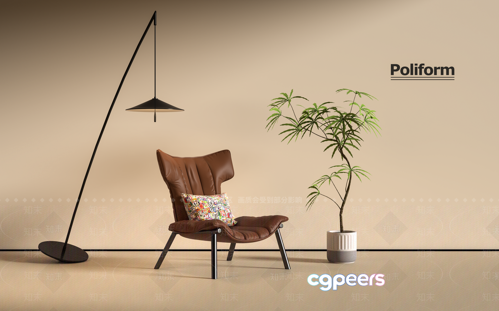 Modern Living Room 3D Model - 4689 - VRAY Render Modern Living Room 3D Model - 4689 - VRAY Render