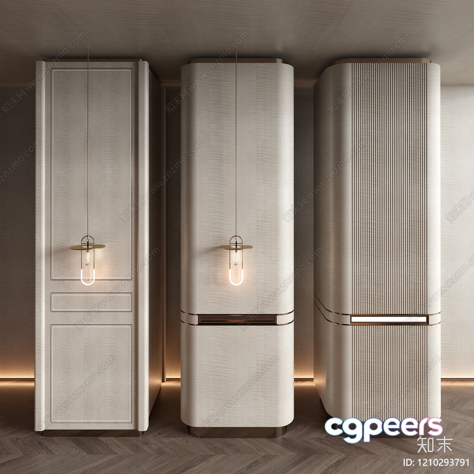 Modern Kitchen Design 3D Model - 1245 - VRAY Render Modern Kitchen Design 3D Model - 1245 - VRAY Render