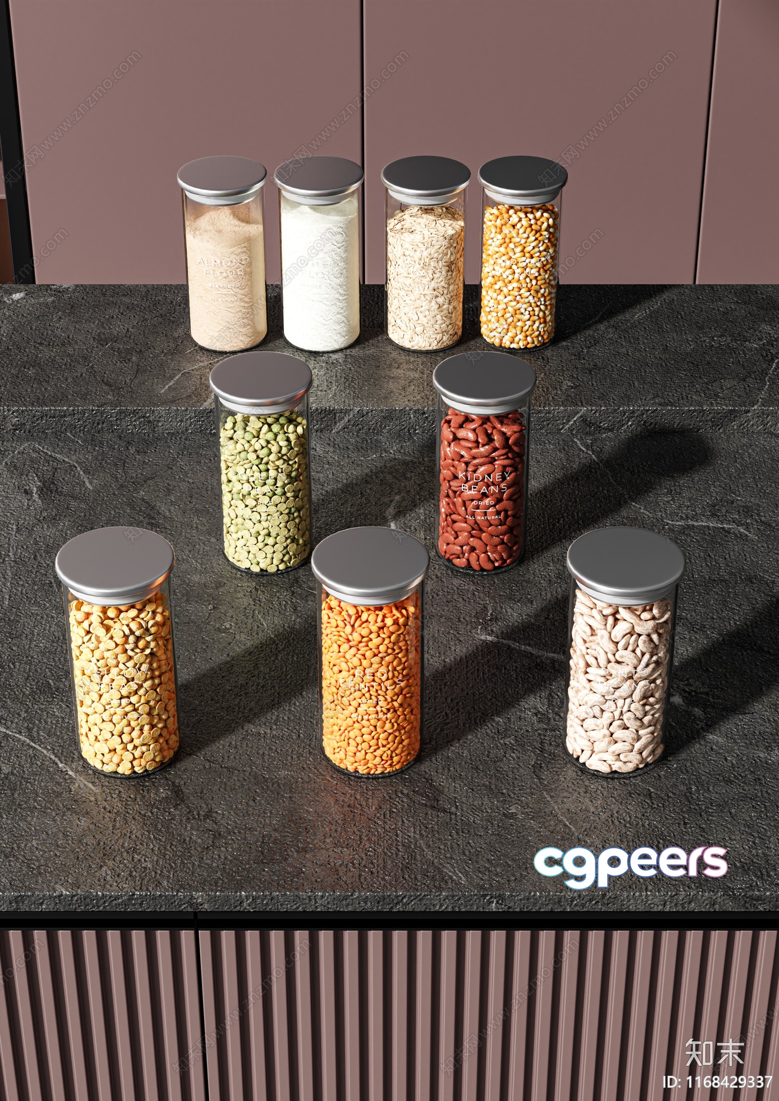 Modern Kitchen Storage 3D Model - 23433 - VRAY Render Modern Kitchen Storage 3D Model - 23433 - VRAY Render
