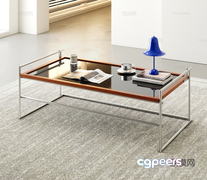 Modern Living Room 3D Model - 2127 - VRAY Render