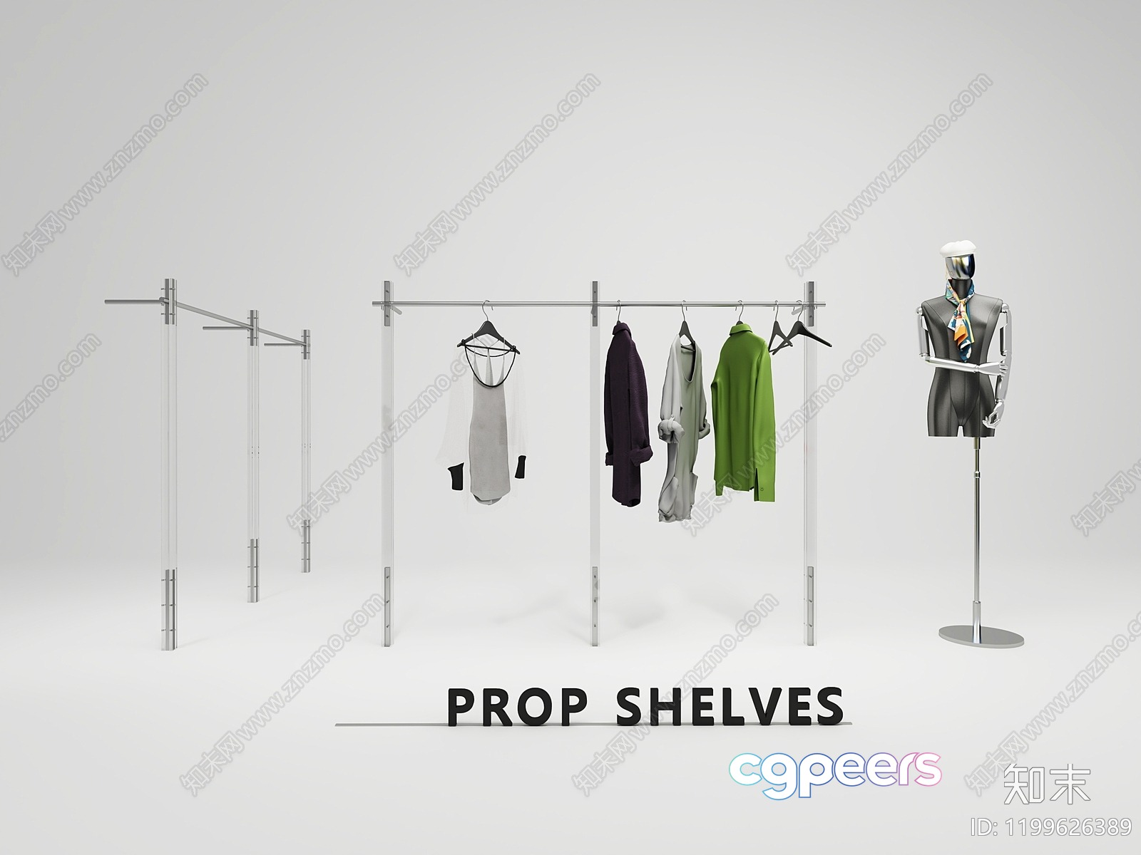 Prop Shelves 3D Model - 5659 - VRAY Render Prop Shelves 3D Model - 5659 - VRAY Render