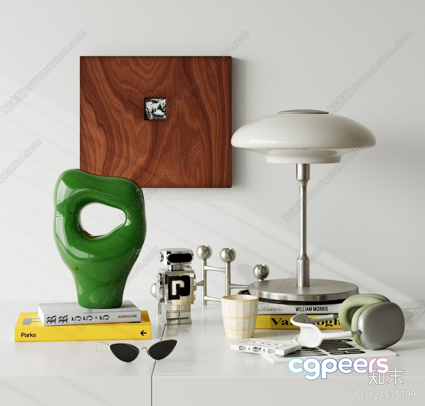 Modern Decorative Items 3D Model - 14262 - VRAY Render