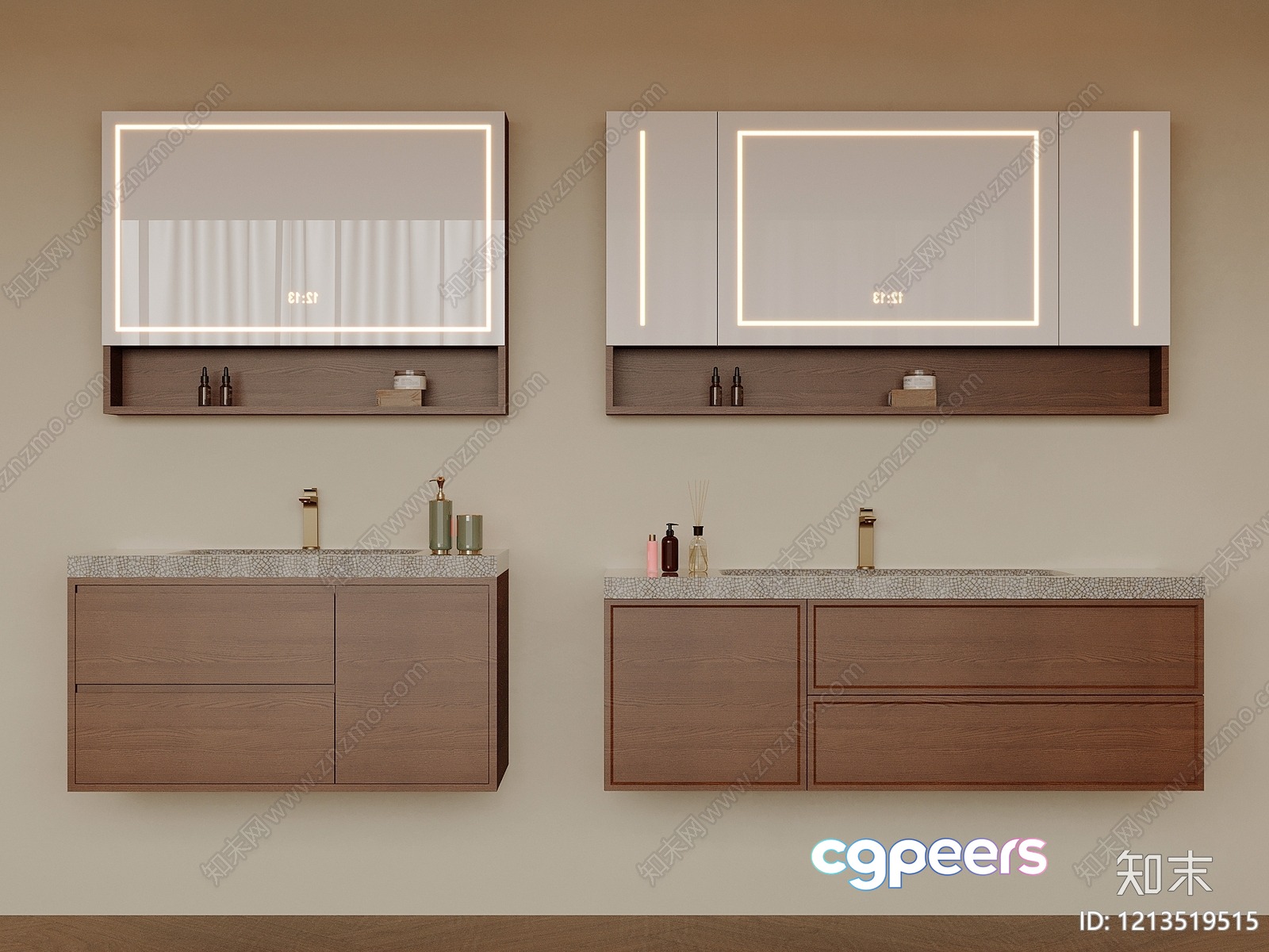 Modern Bathroom Furniture 3D Model - 16758 - VRAY Render