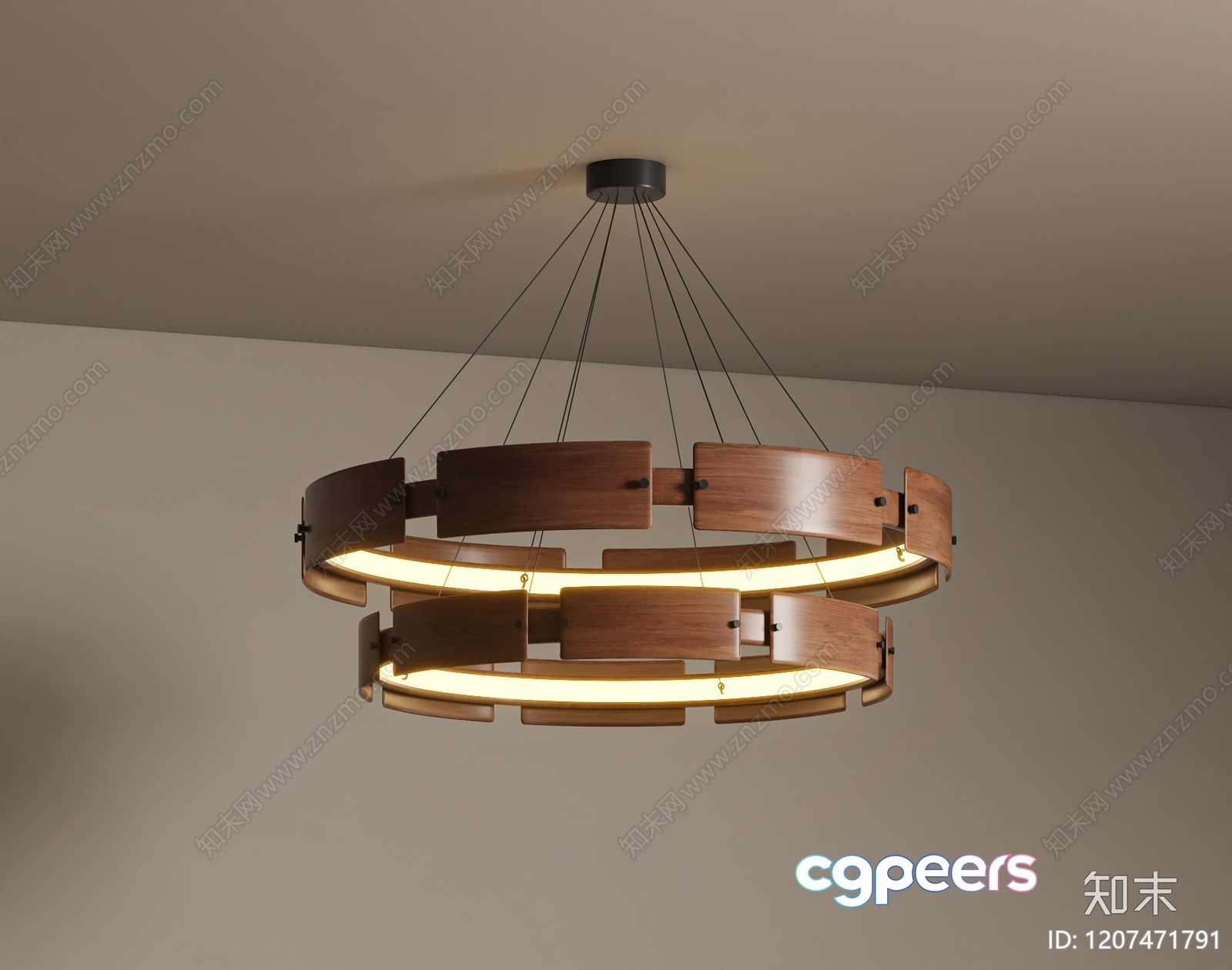 A Modern Light Fixture 3D Model - 1085 - VRAY Render