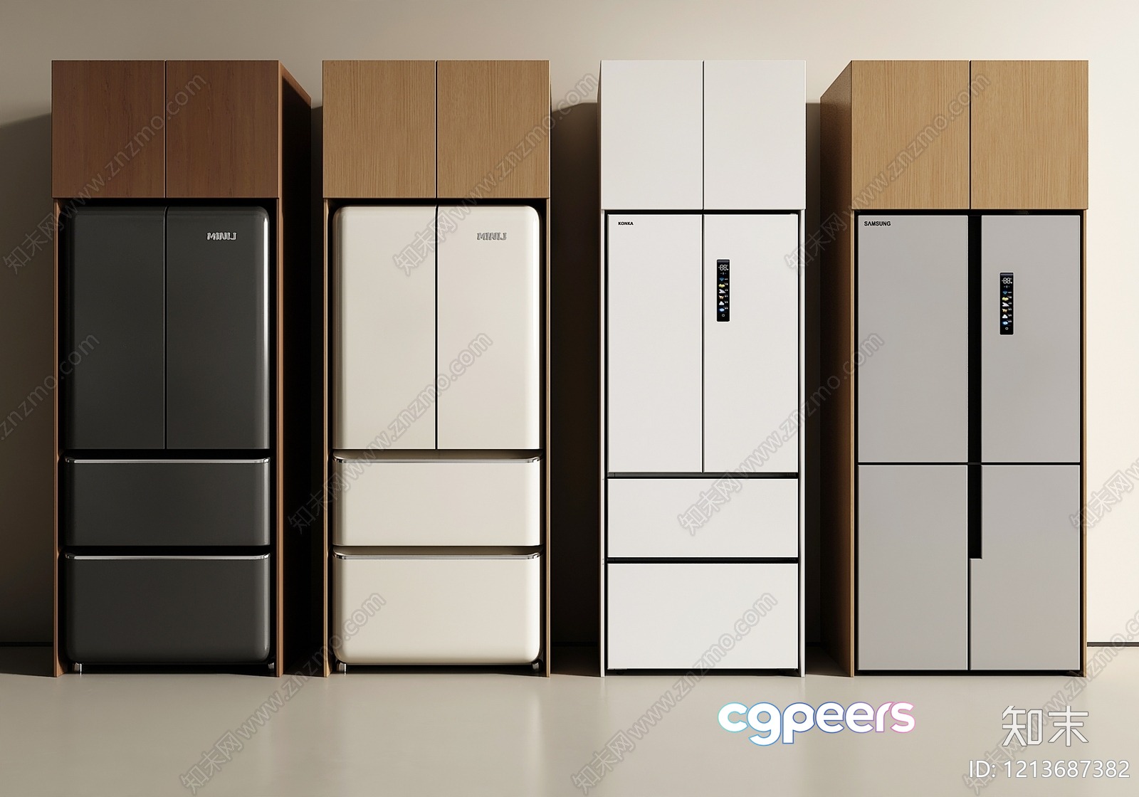 Modern Kitchen Appliances 3D Model - 23383 - VRAY Render Modern Kitchen Appliances 3D Model - 23383 - VRAY Render