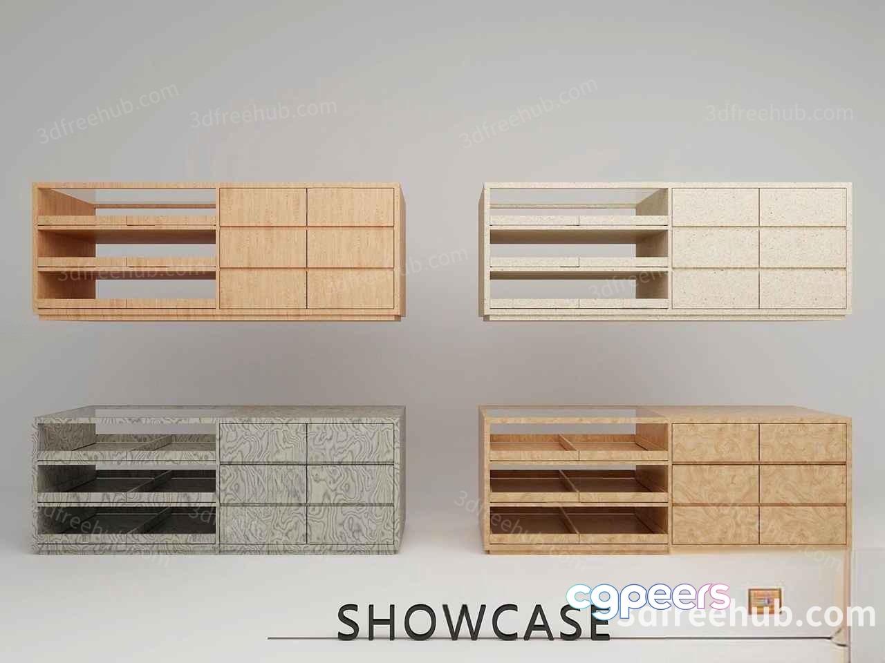 Modern Furniture Showcase 3D Model - 18746 - VRAY Render