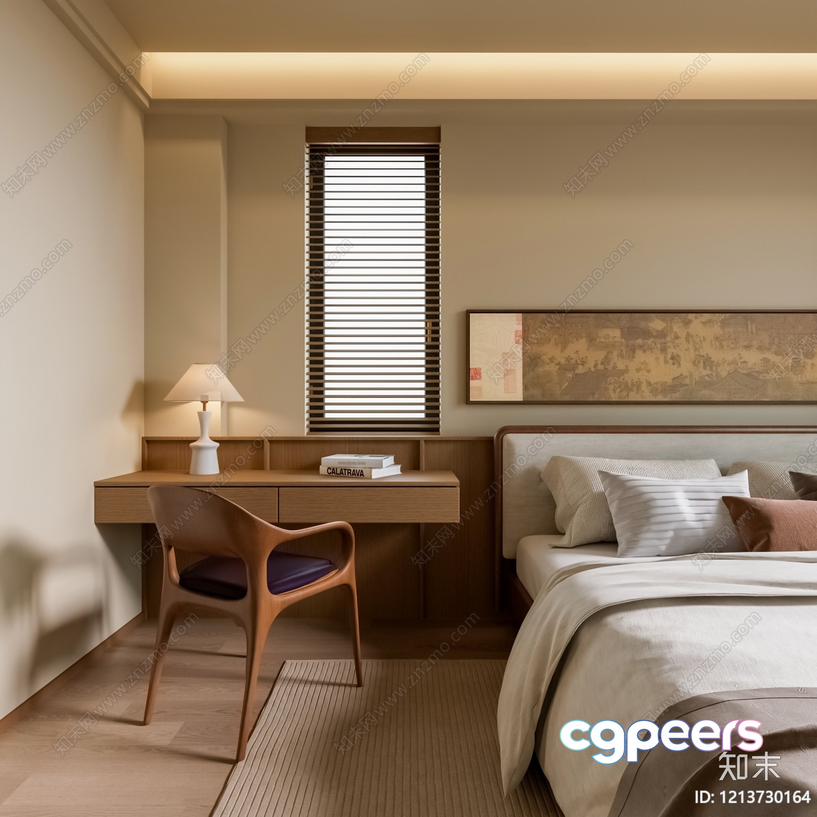 Cozy Bedroom 3D Model - 16081 - VRAY Render Cozy Bedroom 3D Model - 16081 - VRAY Render