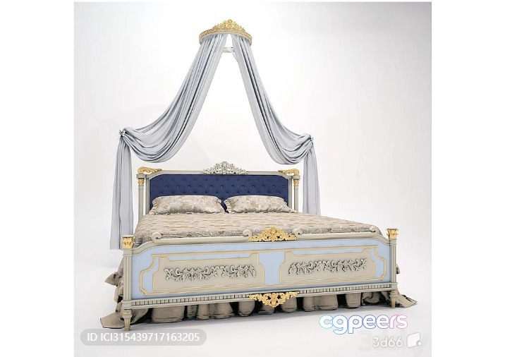 A Luxurious Bedroom 3D Model - 7279 - VRAY Render A Luxurious Bedroom 3D Model - 7279 - VRAY Render