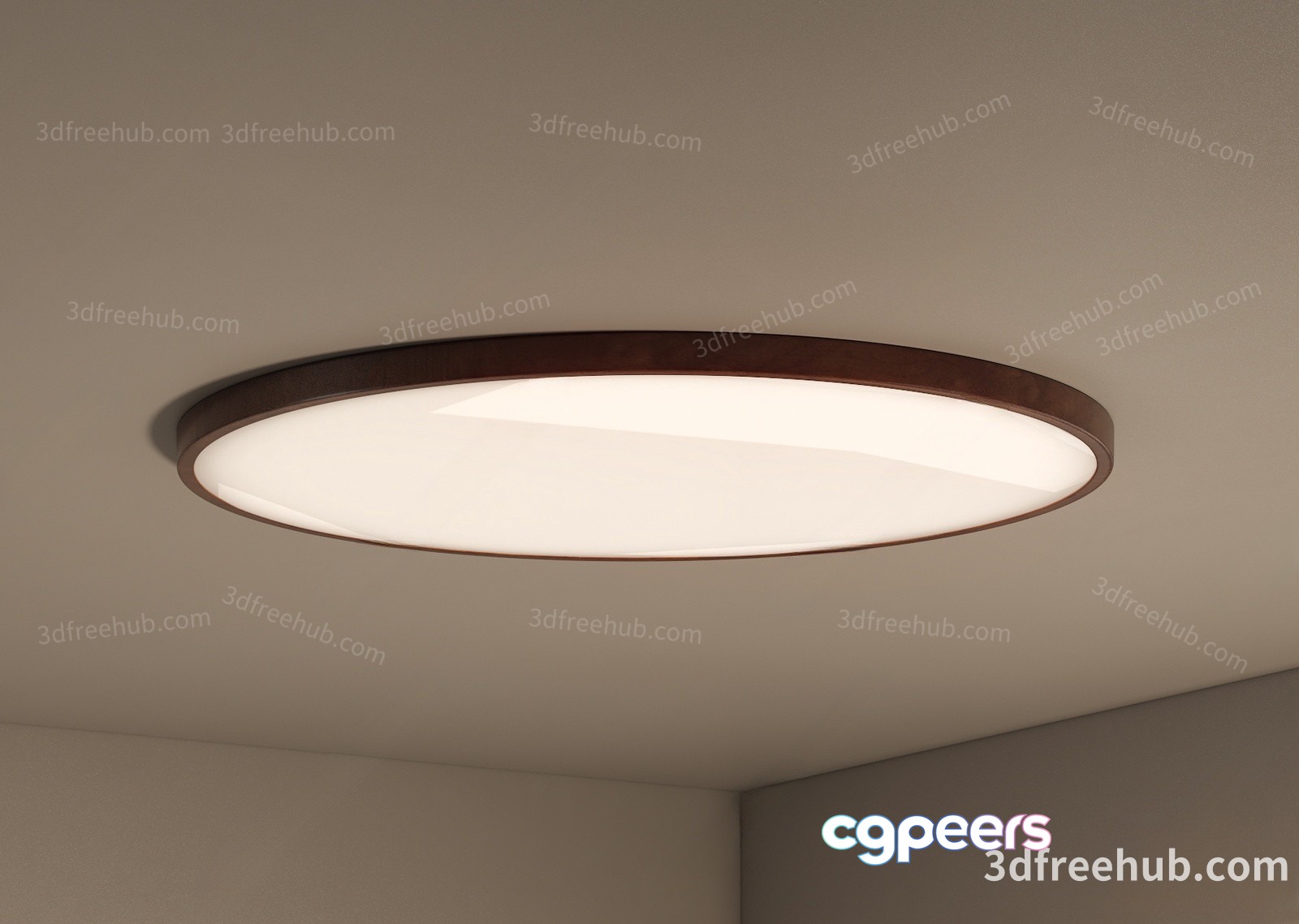 Gold Light Fixture 3D Model - 21214 - VRAY Render