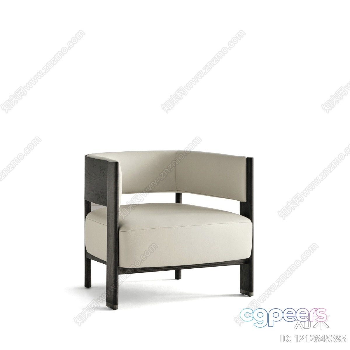 Modern Minimalist Chair 3D Model - 10017 - VRAY Render Modern Minimalist Chair 3D Model - 10017 - VRAY Render