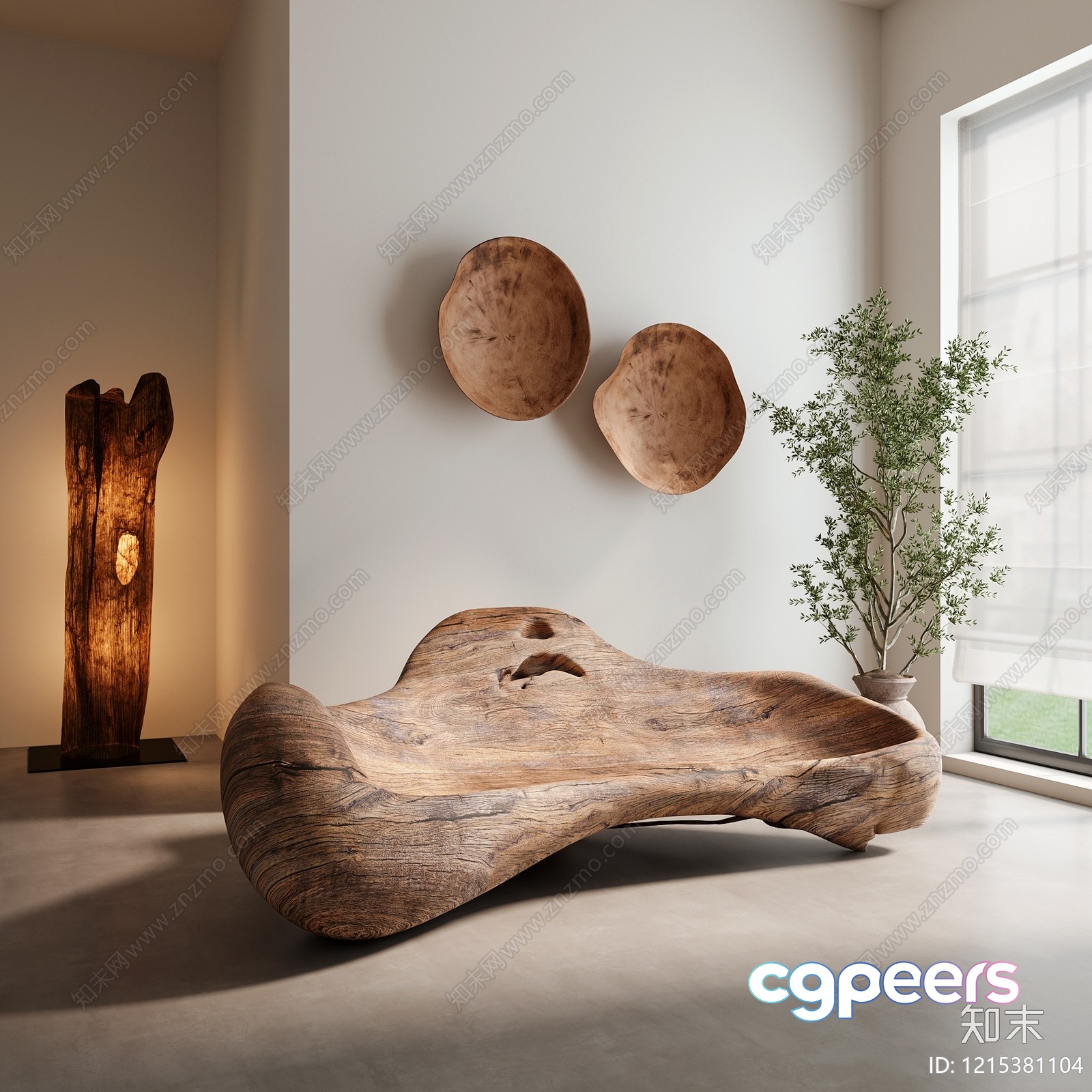Modern Minimalist Interior 3D Model - 13421 - VRAY Render