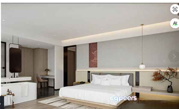 Cozy Bedroom 3D Model - 20628 - CORONA Render