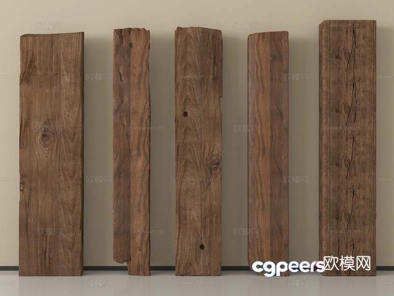 Wooden Planks 3D Model - 4609 - VRAY Render