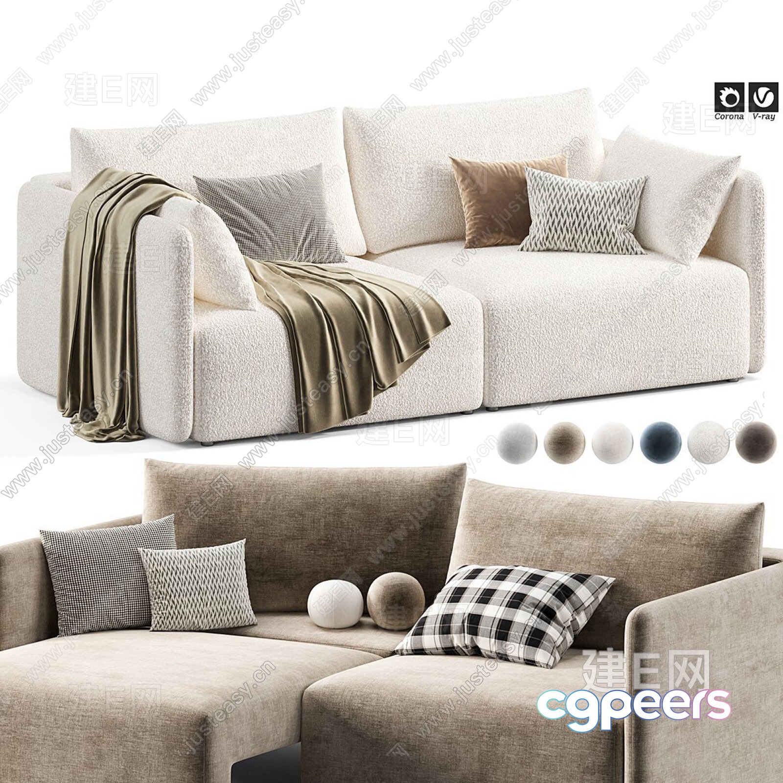 Cozy Living Room 3D Model - 22492 - VRAY Render