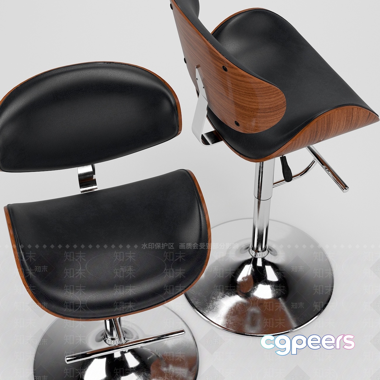 Modern Office Chair 3D Model - 156 - VRAY Render