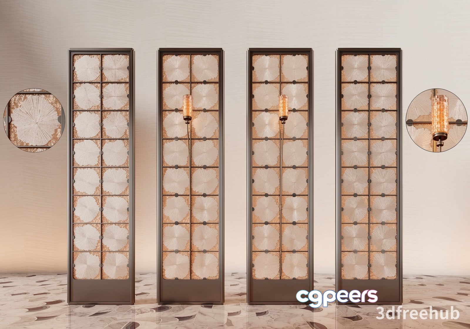 Modern Light Fixtures 3D Model - 20245 - VRAY Render